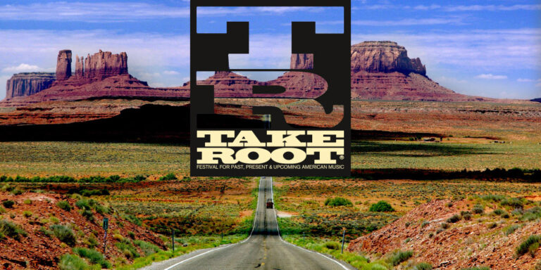 amerikaans landschap met TakeRoot logo - campagnebeeld TakeRoot 2024