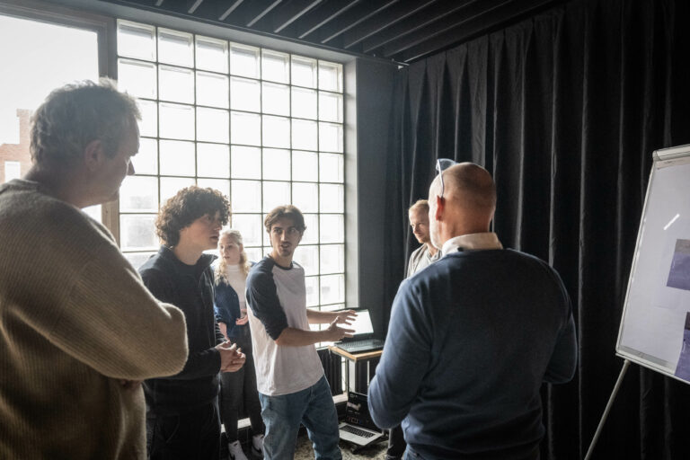 Deelnemers Crosswise in De Oosterpoort.