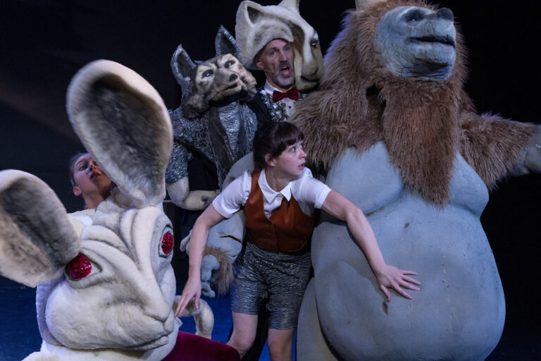 Acteurs in dierenkostuums