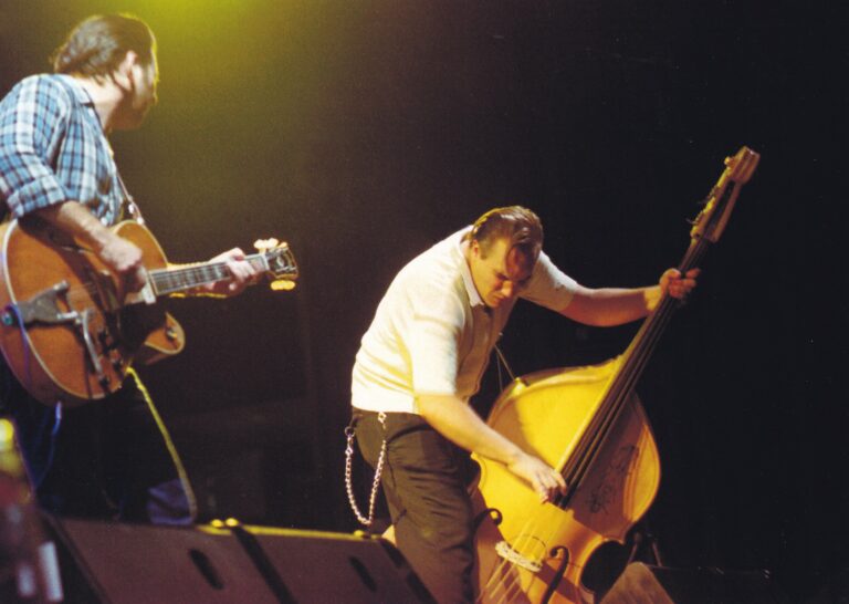 The Paladins aan het optreden tijdens TakeRoot 1999.