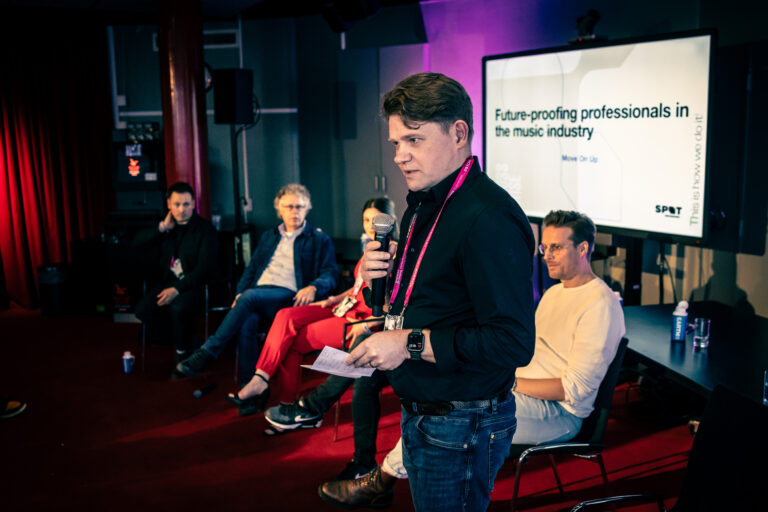 Sessie over het onderwerp: ‘Future-proofing professionals in the music industry’