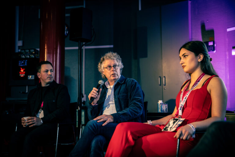 De sprekers tijdens de sessie over het onderwerp: ‘Future-proofing professionals in the music industry’