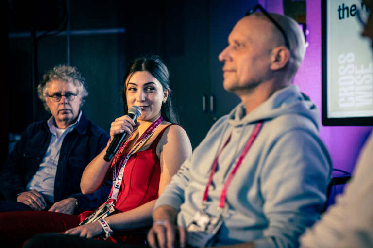 De sprekers tijdens de sessie over het onderwerp: ‘Future-proofing professionals in the music industry’