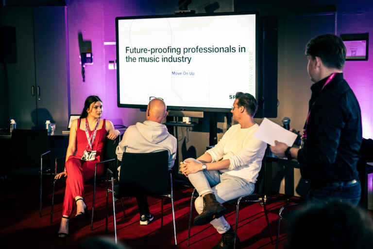 Sessie over het onderwerp: ‘Future-proofing professionals in the music industry’