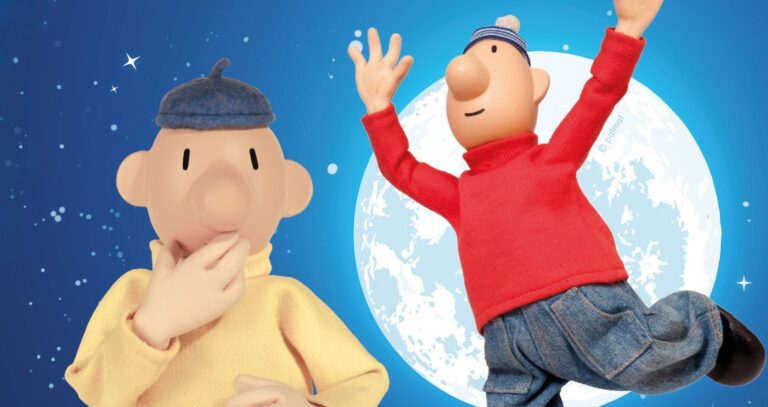 Buurman & Buurman met een maan op de achtergrond