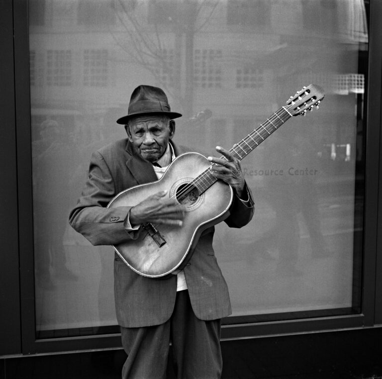 Bluesman, Downtown Houston, 2008